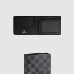 코팅 캔버스 지갑 M64002