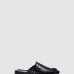 Cosy New 크로커다일 패턴 BB오브제 뮬 샌들 654644