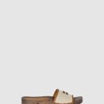 캔버스 및 가죽 클로그 5Z445E