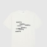 Happy Happy 루즈 코튼 저지 티셔츠