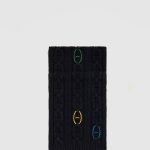 Tri-Maillon Details Cuir 머플러