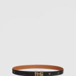 H au Carre Twist 벨트 버클 Hermes sur Mer 리버서블 가죽 스트랩