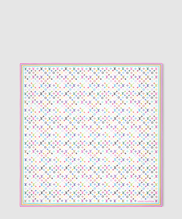 1755858068_page1_thumb-mian_600x720 LV x TM 모노그램 멀티컬러 숄 M94974 - 이미지 1